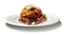 Pav de chevreuil, pol, fricasse de champignons